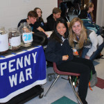 The Penny War is running throughout the week for Spirit Week festivities