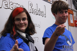 FIRST Robotics team reels in rookies