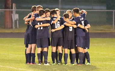 Pre-Game huddles prepare the team for the game.