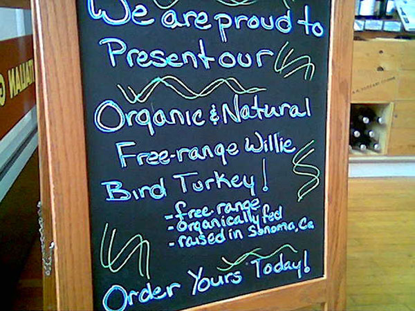 Buy a local organic turkey this Thanksgiving 