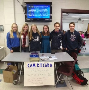 Bracelets created to honor Cam Ricard