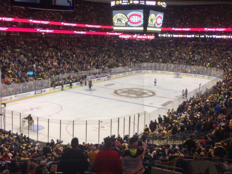 Boston Bruins at the TD Garden in Boston