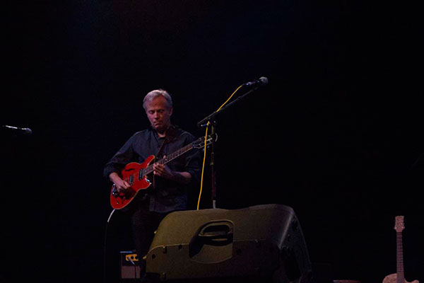 Host Mark Illingworth loves to shred on his guitar