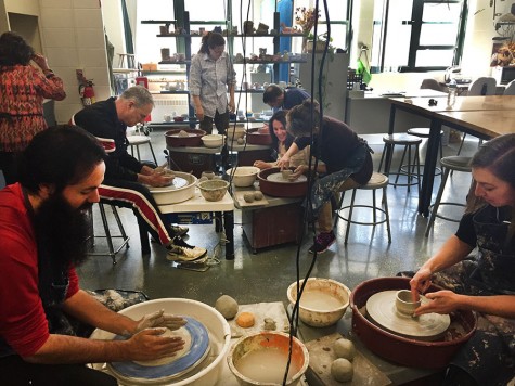 The Unified Arts group working together