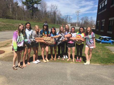 Showing the spirit: tied up in tie-dye