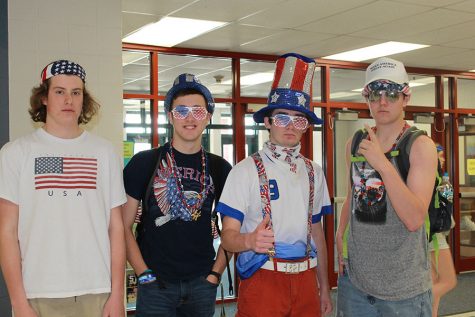 Showing the spirit: born in the USA