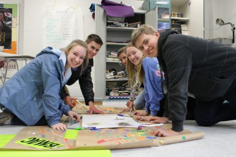 HB the Change members contributing to the community.