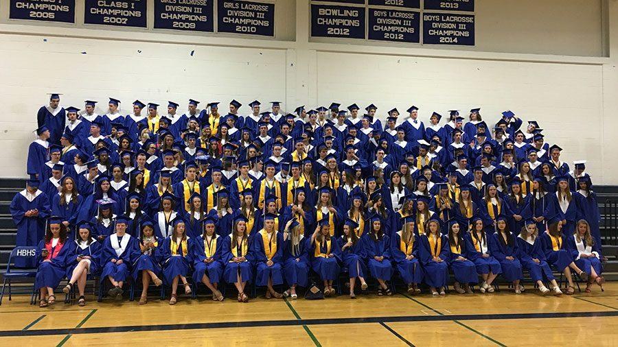 The+Senior+Class+gets+ready+to+graduate.+