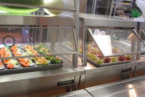 Behind the lunch counter