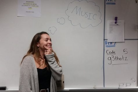 Emma Maxwell conducts a study on music therapy