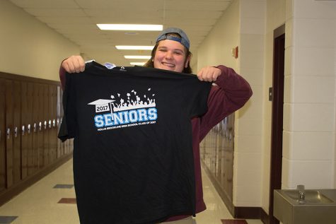 Senior shirts handed out on Valentine’s Day