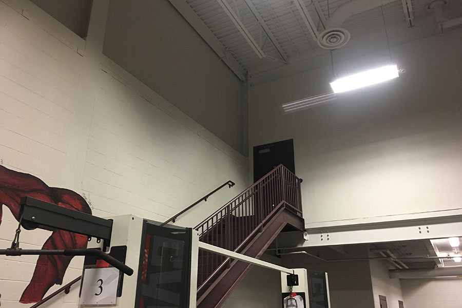 Additional space in the weight room will allow for the creation of a second floor, making room for the robotics lab and improvements to the current weight-training facilities. The changes would also allow the athletic directors to relocate to an office in the strength training space. “Kids could theoretically come in during a study and work out and not have to worry about ‘Is there a teacher there?’” said HBHS Principal Rick Barnes.