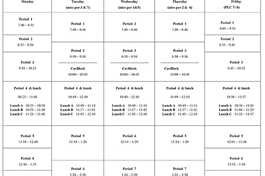 School starts at 7:40AM this year, 25 minutes later than the 7:15AM start time in previous years. Although feedback about change has been mostly positive, it means that students who take the bus have to kill time before class starts.