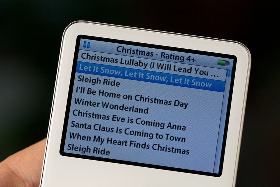 As the holiday approaches, people are scrolling through all of their seasonal songs on their iPods and iPhones to get into the holiday spirit.