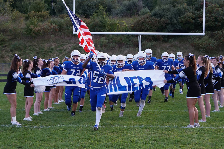 The football and cheerleading teams had sucessful seasons, with the boys making it to the playoffs and the girls doing well at multiple cheer competitions.