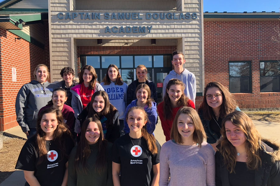 Red Cross Club members teach CSDA students how to stay safe in the event of emergencies. One of the Red Cross Club’s purposes is to teach students how to stay safe during different scenarios. “...the Red Cross club is helpful because the club helps people after disasters and in the school club we do a lot of volunteering and blood drives for the community,” said Tiner.