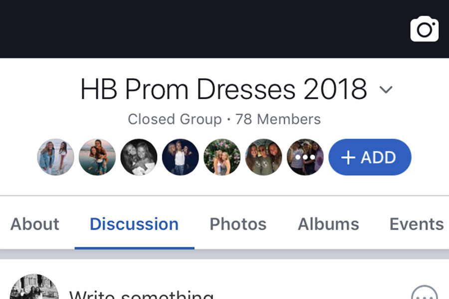 Above is a picture of the 2018 Prom Facebook Page. Hundreds of pictures have been posted here as each girl finds, and is ready to show off, her dress. “It’s usually lovely.. I’m very flattered if I am asked to chaperone,” said Given.