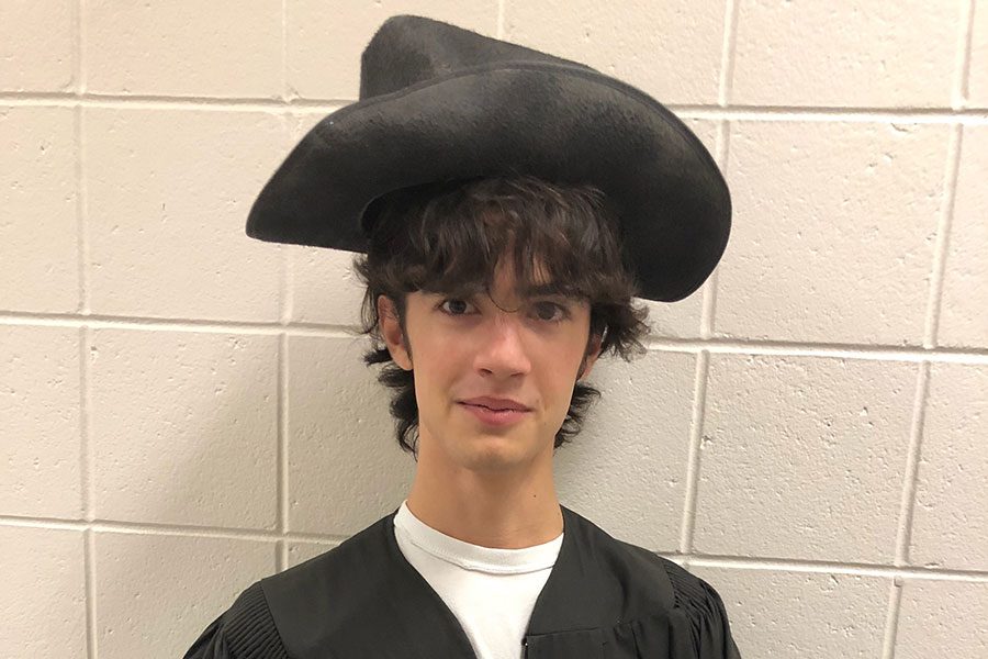 Columbus Day remains an important holiday for some Americans. Lorenzo Occhialini ‘20 dresses up for the festivities. 