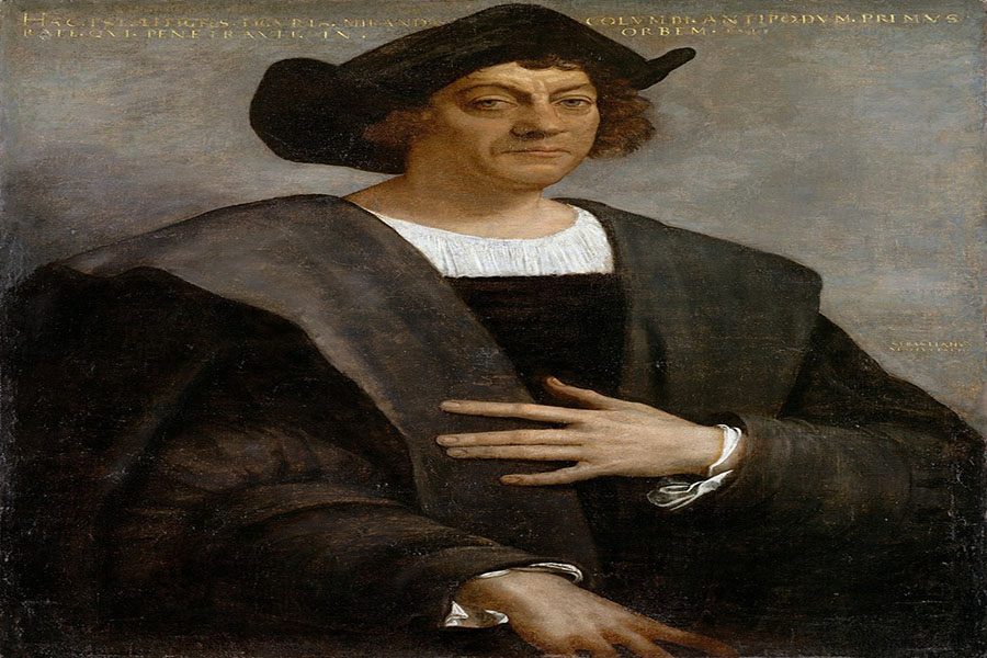 The above picture is of Christopher Columbus. 