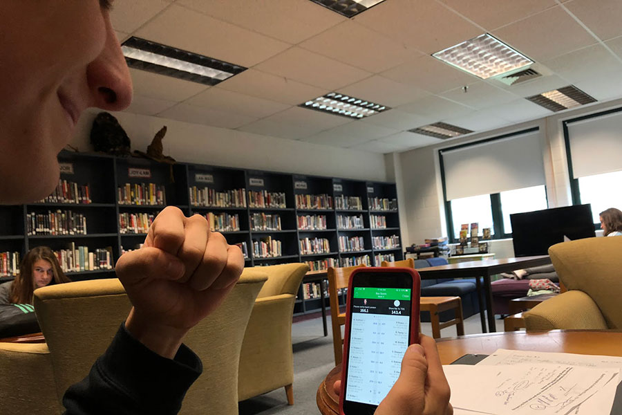 Simpson checks out the state of his team and if the chance of beating his opponent is possible on the iPhone app. The rise of fantasy football has given fans a reason to pay attention to games going on all around the country, and not just focus on their local team. “I check the app around 30 times a day,” said Simpson.