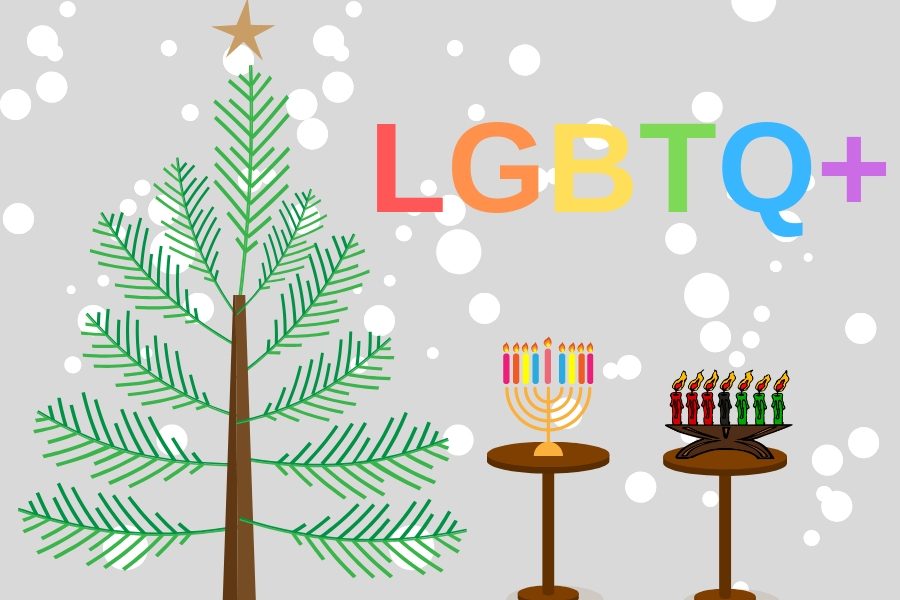 Often the holiday season can be a challenging time for members of the LGBTQ+ community, as not all families are loving and accepting of their respective identities. “Be careful to gender and name [your LGBTQ friends] correctly… now is not the time for hold-ups on the specifics on what’s going on in the LGBTQ community,” said Rowan Gingras ‘20. 