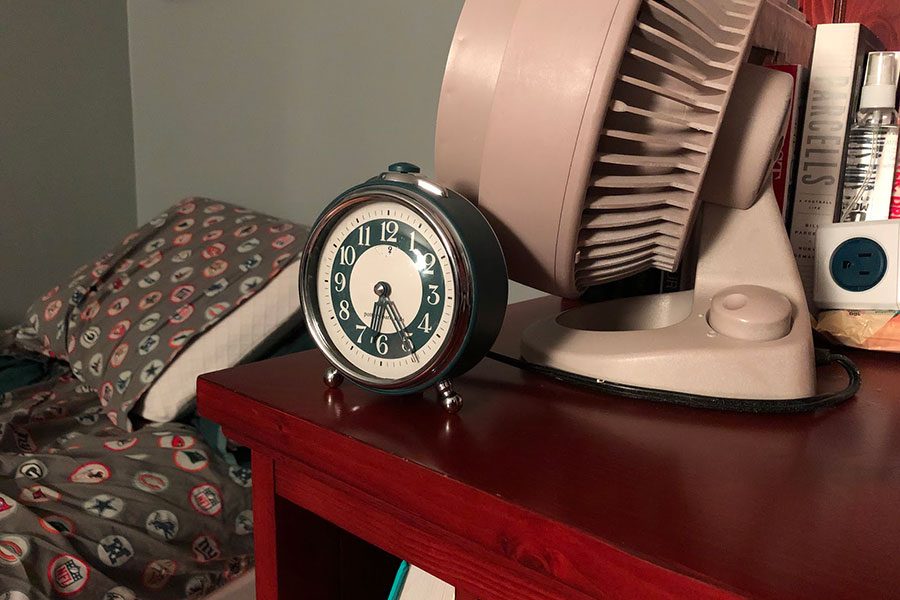 Alarm clocks are the most common way to wake up in the morning. One strategy recommended was to put the alarm clock across the room, to force you out of bed to turn it off. I didn’t find this as a helpful solution, since I thought it was more beneficial to have the alarm clock next to me. 
