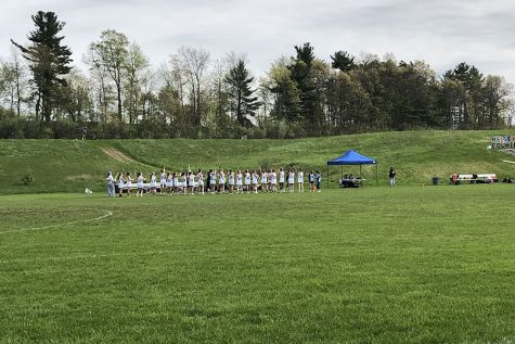Girls lined up