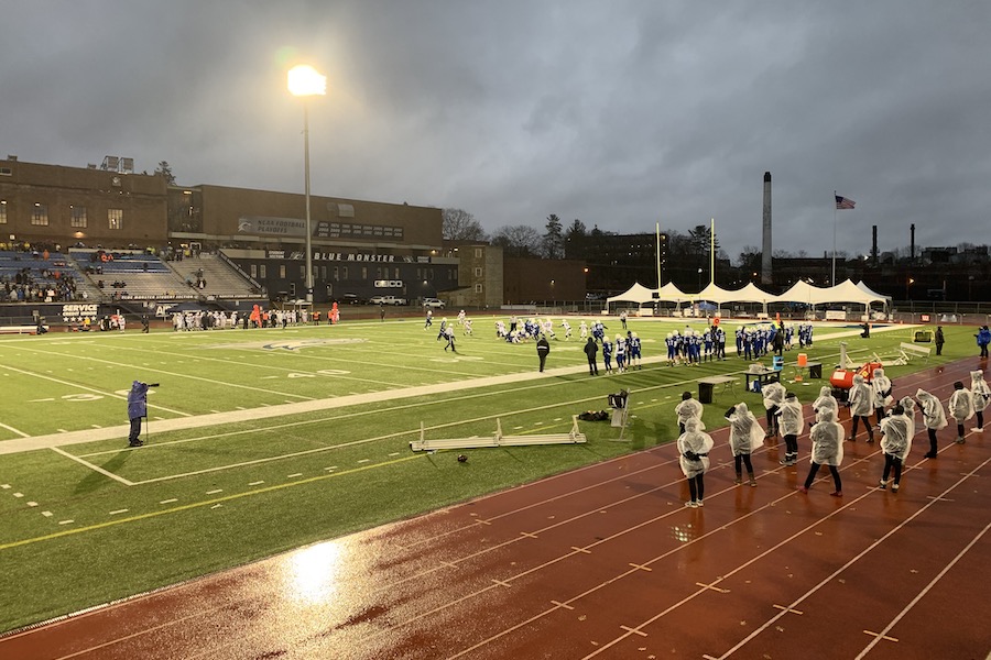 The boys of the Hollis Brookline football team fought hard at the DII NHIAA Football Championship. This was the football team’s first appearance in the championship game. “I felt like it was a great end to one of the most fun seasons I’ve ever played,” said Parr.