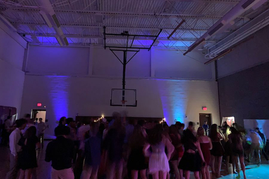 Over 300 students dance in the HBHS mini gym while having fun with their friends. Many students enjoyed their Homecoming dance by being social and enjoying time with their peers.“It was the most enthusiastic I’ve seen students about the dance…” said Coady ‘20.