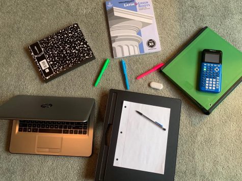 Students still have to complete assignments by certain due dates but now they have blocks of time that are unallocated. Through all of this craziness and uncertainty going around right now, students are able to mix and strike a balance between their home lives and their school lives as they please. “I normally watch a lot of movies and shows when I need a break or feeling bored with schoolwork. I also make and watch TikTok to help embrace my creativity. I also text and facetime friends and family still talking and keeping in touch with them without seeing them in person. I play outside as well and try to work out and stay in shape as much as possible,” said Max Marshall.