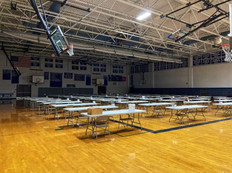 The new guidelines for COVID-19 have led to a drastic change in how lunch works at HB. For the people who do not want to eat outside at lunch, the tables in the gym are the only other option. They sit two people at a table at most, and students have to scan where they are sitting. It is up to the students to keep up with logging where they sit or else the school will have to assign lunch seats “Now more than ever students need to practice self management” says Ilingworth.