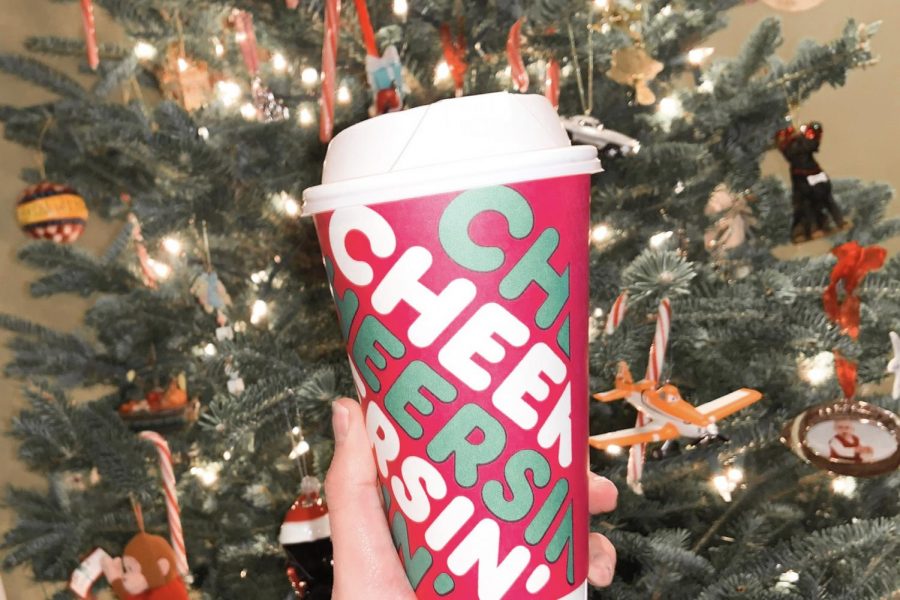 Dunkin’ Donuts holiday cups have the word “cheersin’” on the side in order to emphasize the need for more cheer, especially this year. Their holiday spirit has come in the form of three new flavors and a new breakfast sandwich. 
