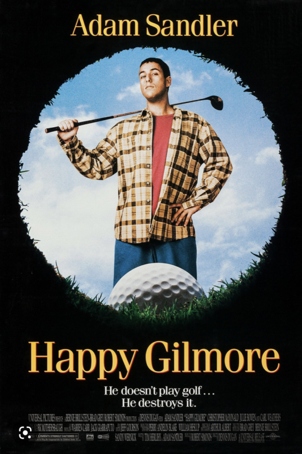 Happy Gilmore was voted first by students. 
