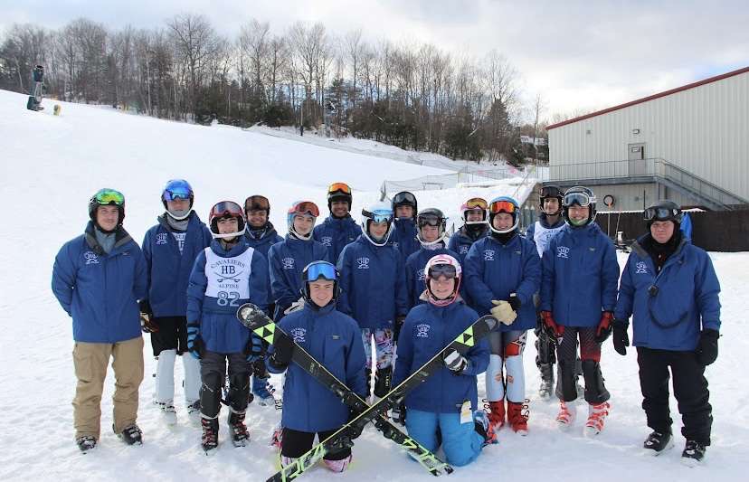  Despite dwindling team size, the girls’ ski team fought hard at the state championship. 

