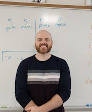 Mr. MacFarline, the HBHS Latin Teacher, stands preparing to teach a class. He is very dedicated to his work and is a great teacher, but unfortunately, he doesn’t have a CAVBlock this year. He says CAVBlocks are great because, “I'm a very good learner one on one with somebody, like if I can have them sit down and just kind of explain it to me, especially if it's a difficult concept.”